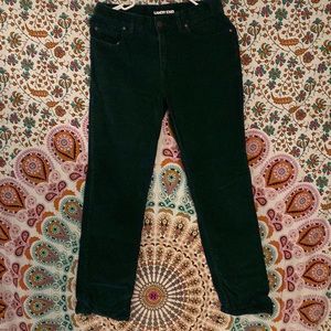 “Lands’ End” Hunter Green Corduroy Pants